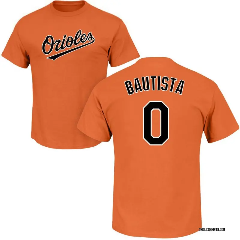 Felix Bautista Baltimore Orioles Youth Orange Roster Name & Number